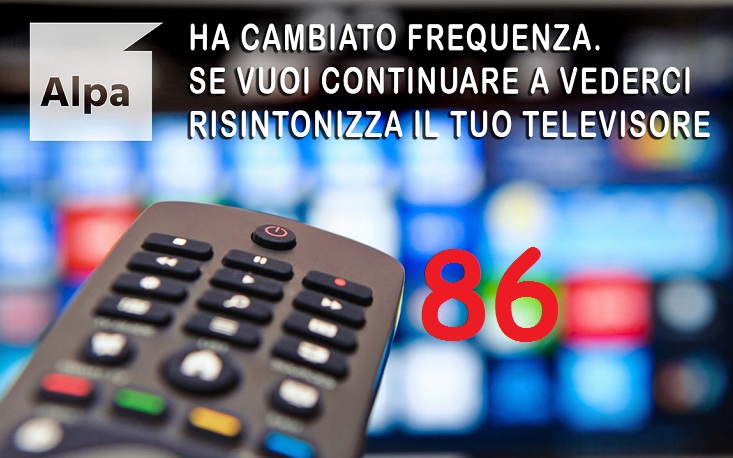 Nuovo digitale terreste, AlpaUno sul canale 86. L’informazione raddoppia e si allarga